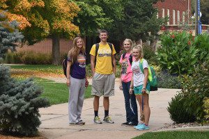 students at Tabor College