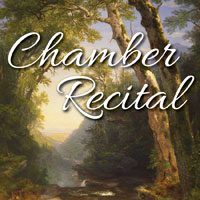 Chamber Recital poster for Sept. 13 concert