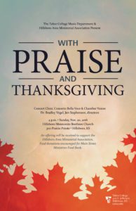 With Praise and Thanksgiving