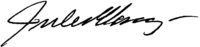 Jules Glanzer Signature