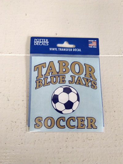 Tabor Soccer decal