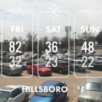 Weather and Parking Lot