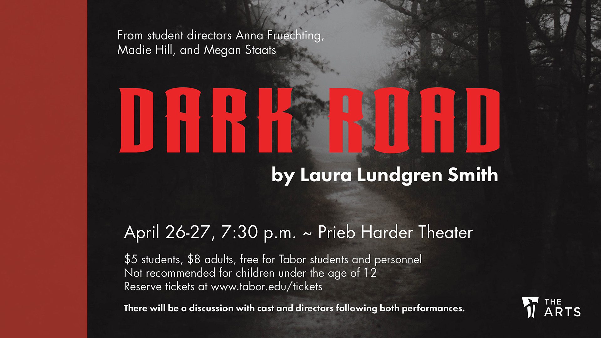 Dark Road theater production poster
