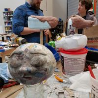 Jungle Book Cast creating masks