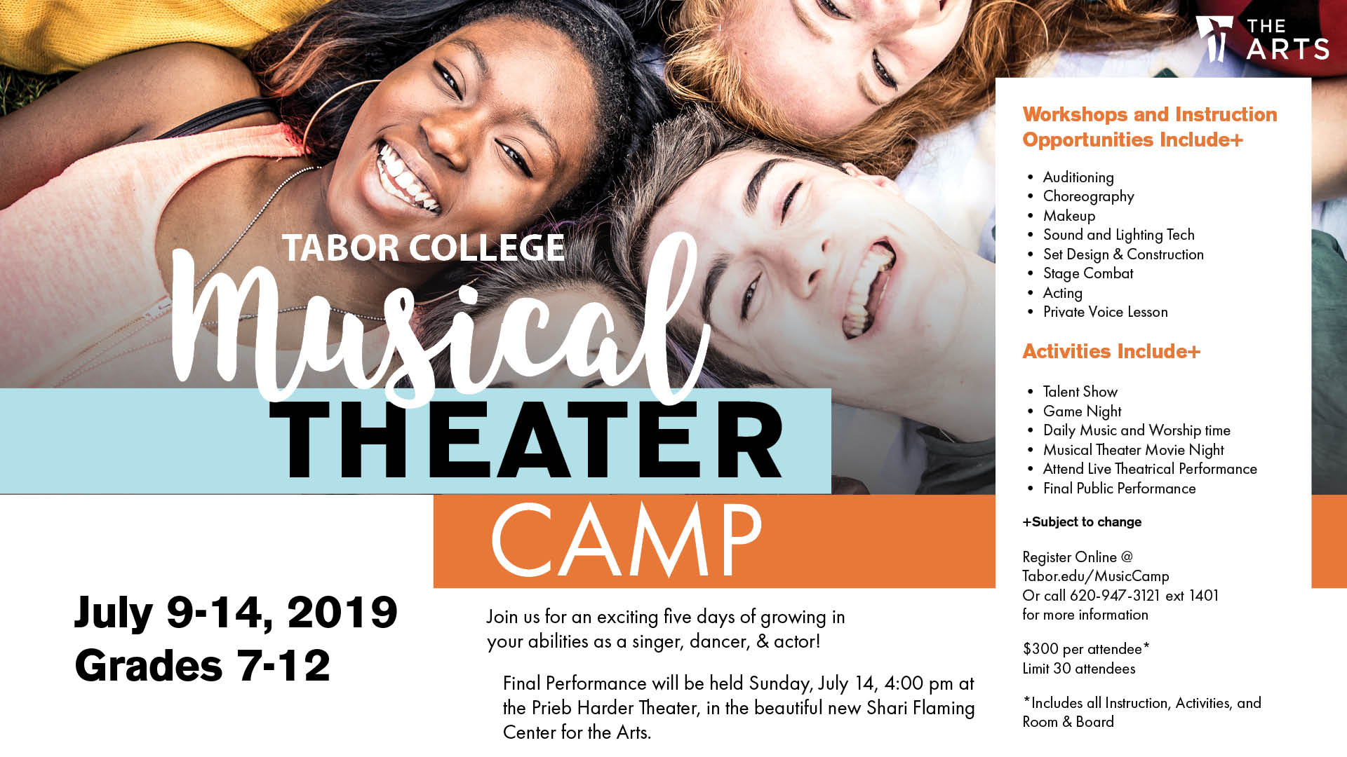 Musical Theater Camp poster