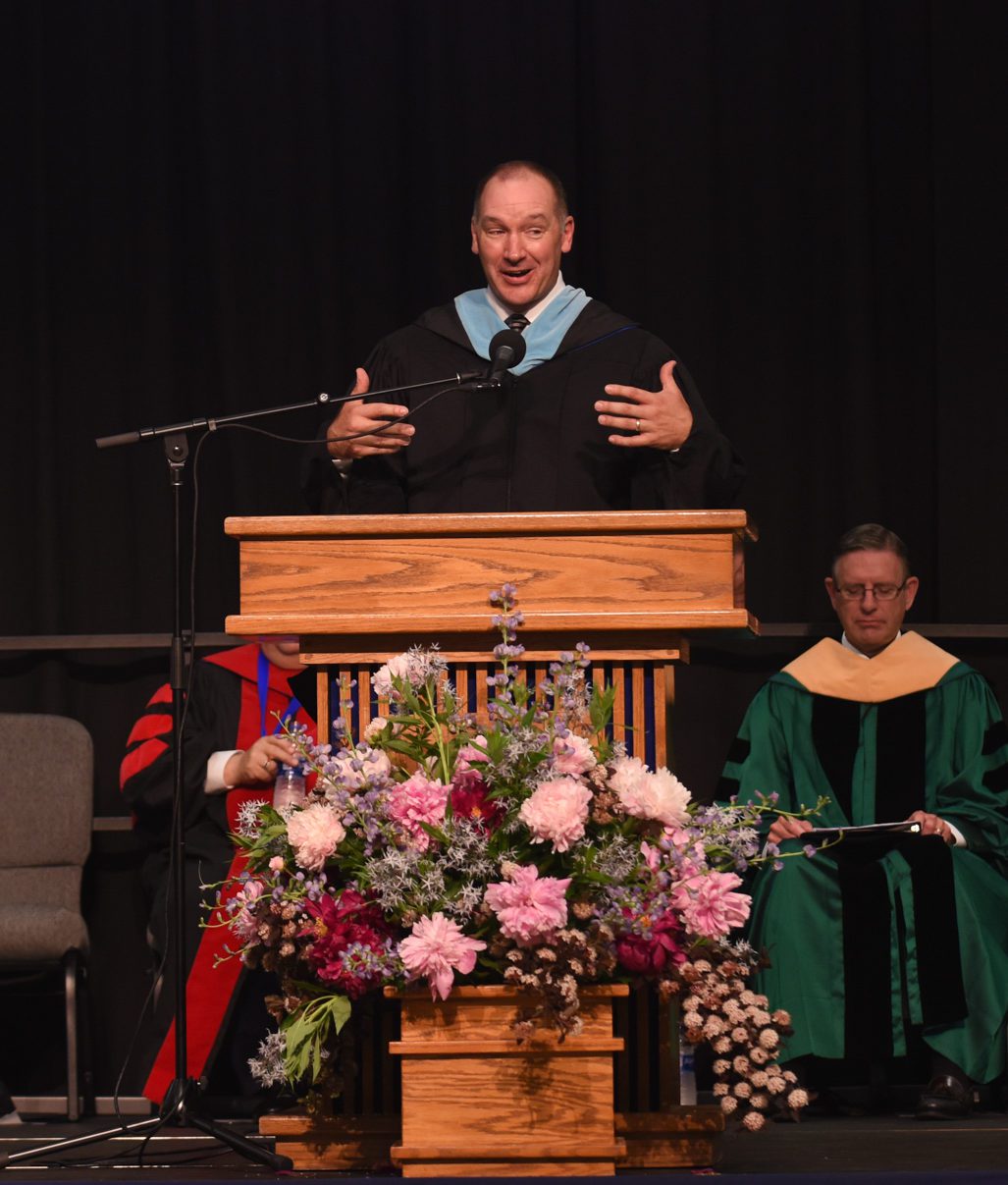 Commencement speaker Andy Owens