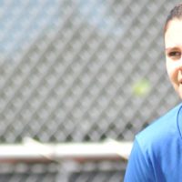 Naima Mexsen playing tennis