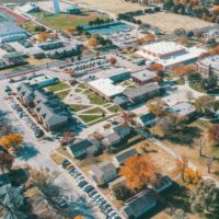 Arial photo of Campus