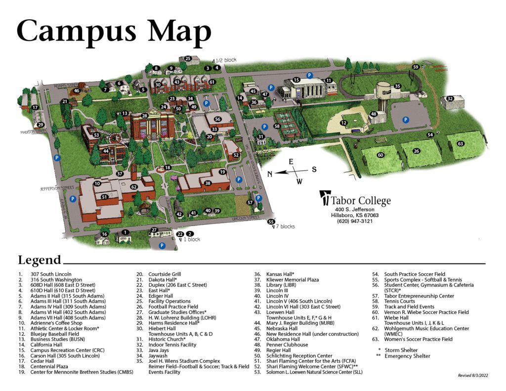 Campus Map Front & Pictures