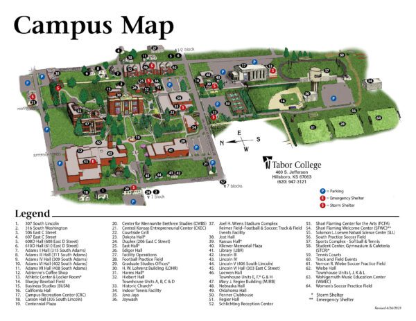 Map & Directions | Tabor College