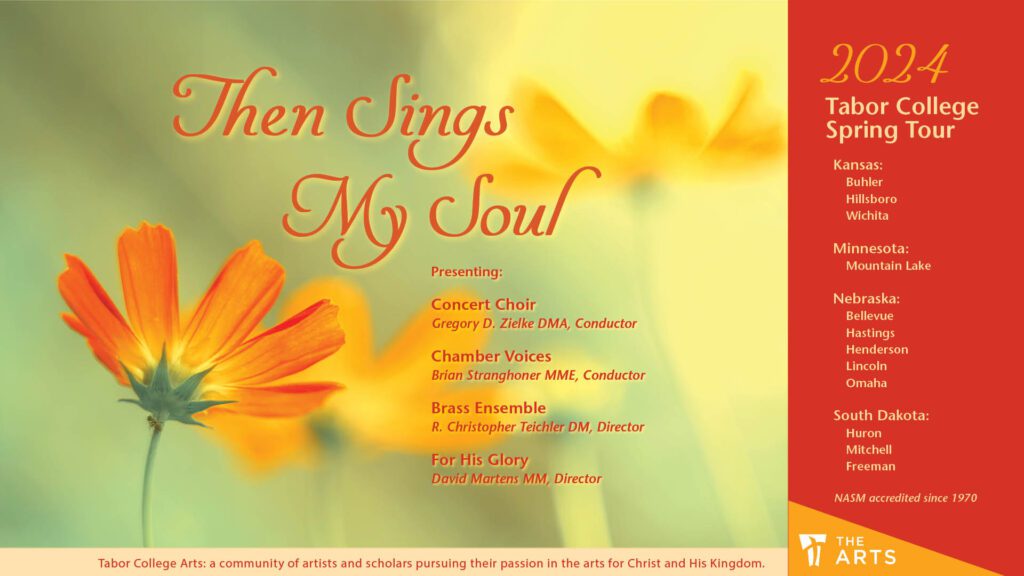 Tabor Spring Choir Tour poster