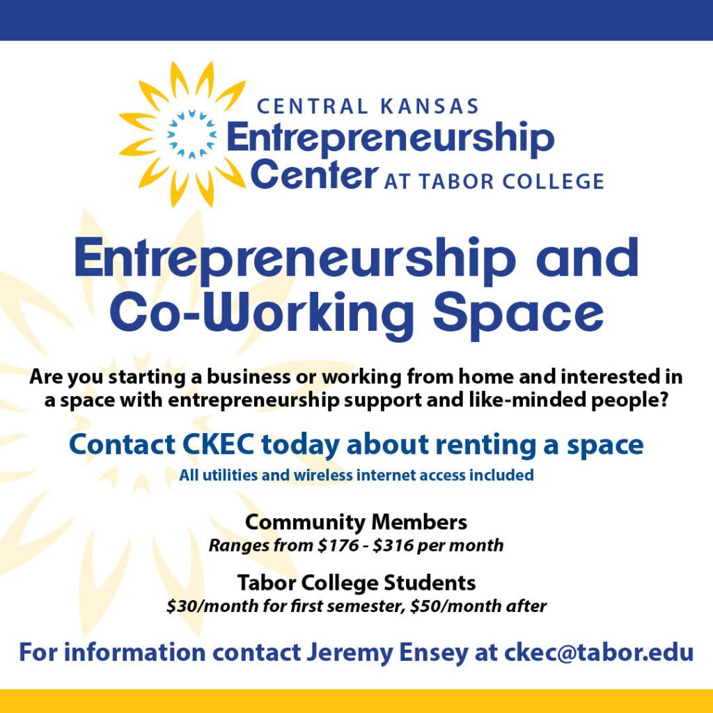 CKEC at Tabor College Entrepreneurship and Co-Working Space