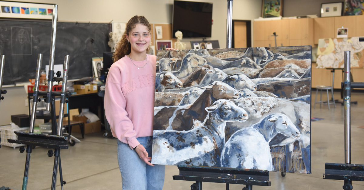 Her Heart & Paintbrush: Rankin's love for art and community