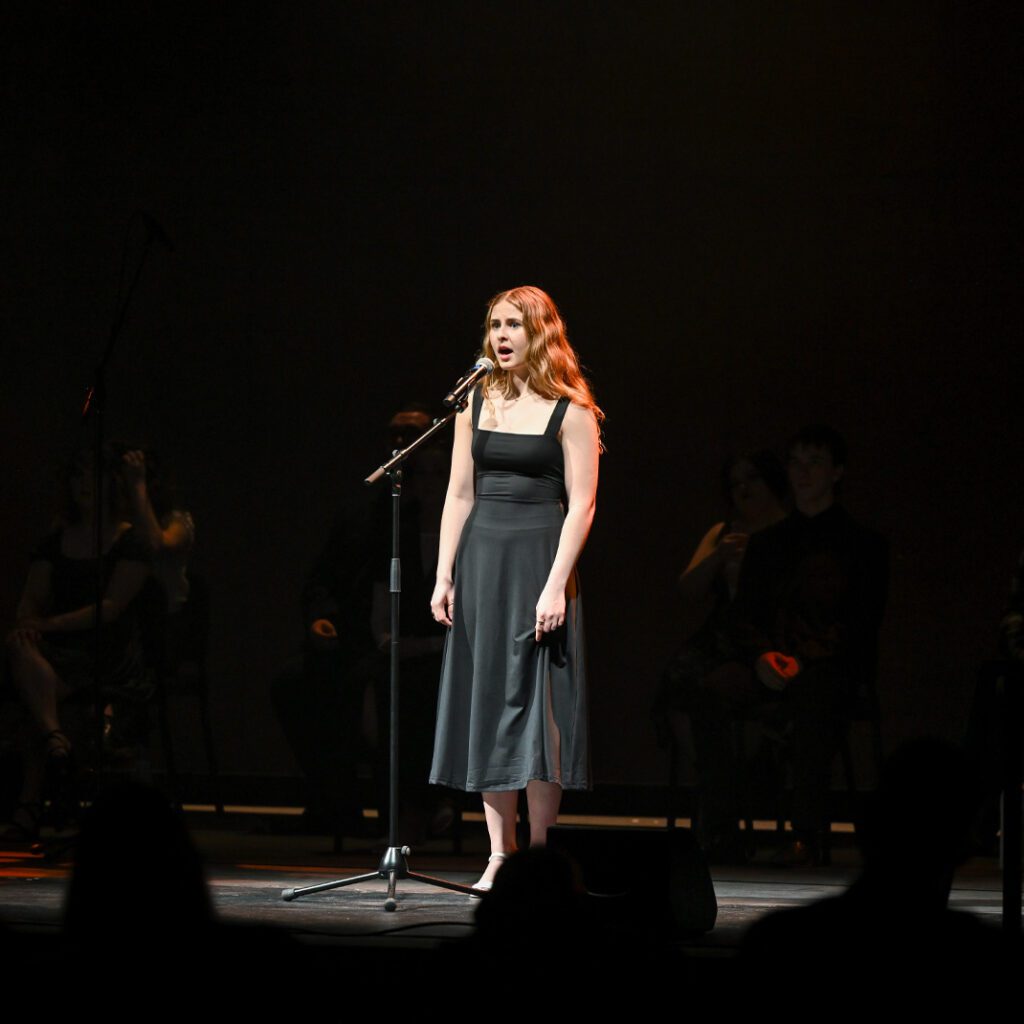 Theatre of Voices featuring female singer Rylie Driggers