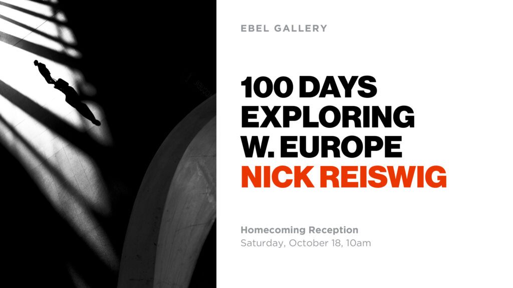 100 Days of Exploring Western Europe poster advertisement