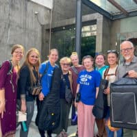 Carson Center photo of students and professors traveling overseas